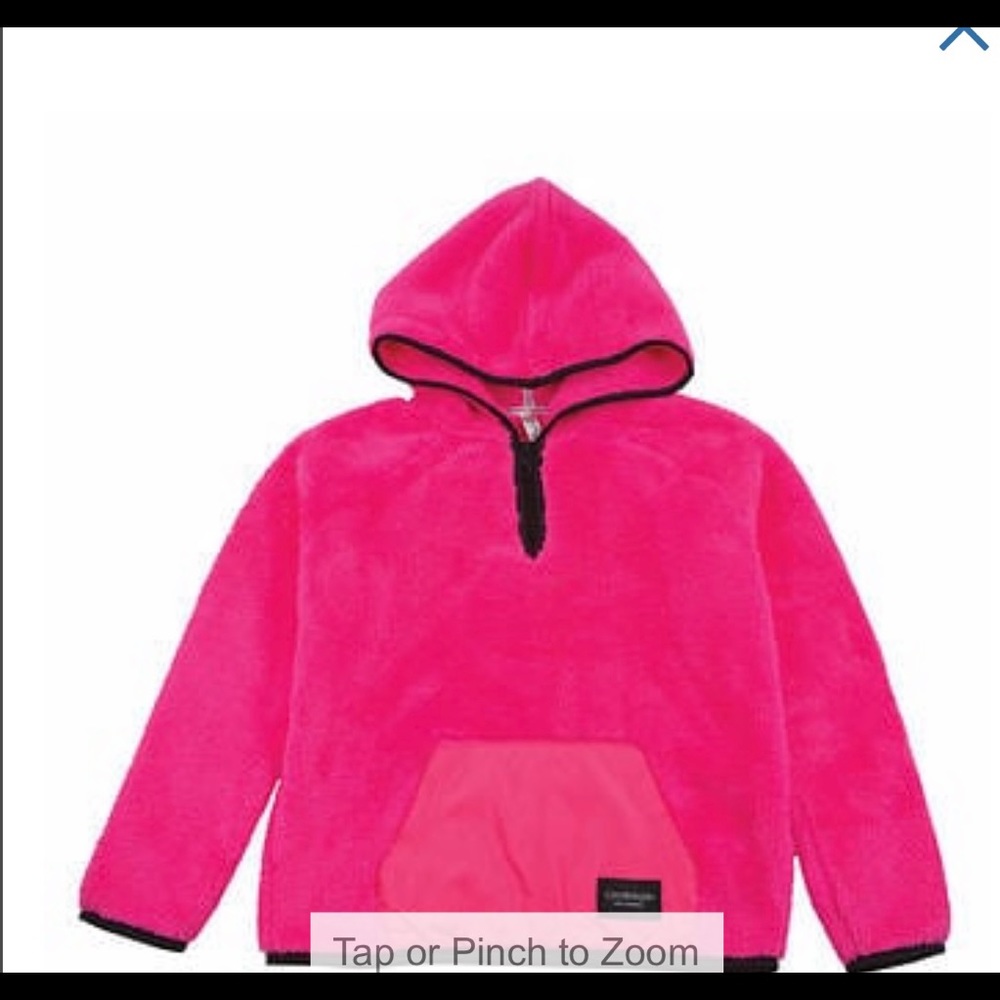 NWT- Calvin Klein girls fleece pullover